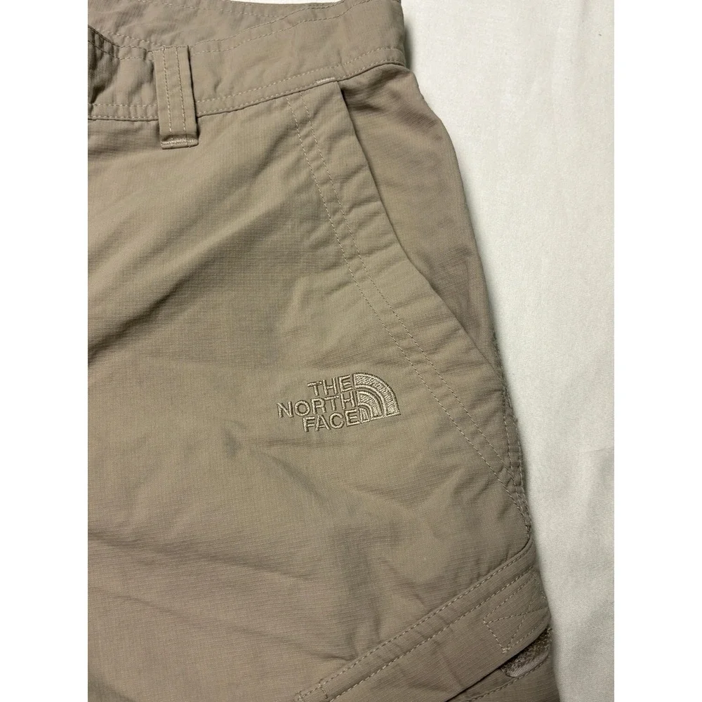 The North Face Mens Tan Khaki Nylon Ripstop Hiking Pants Size 30X31 T338 CZ17‎